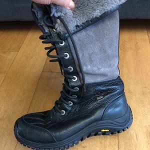 Ugg Adirondack Tall Boots - Size 9 (Grey/Black)